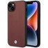 BMW Futrola BMHCP14S22RFGR, za iPhone 14 6,1", kožna, dijamantni uzorak, bordo crvena
